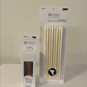 Sealing Wax Sticks andWax  Seal Stamp( Mr.&Mrs.)
